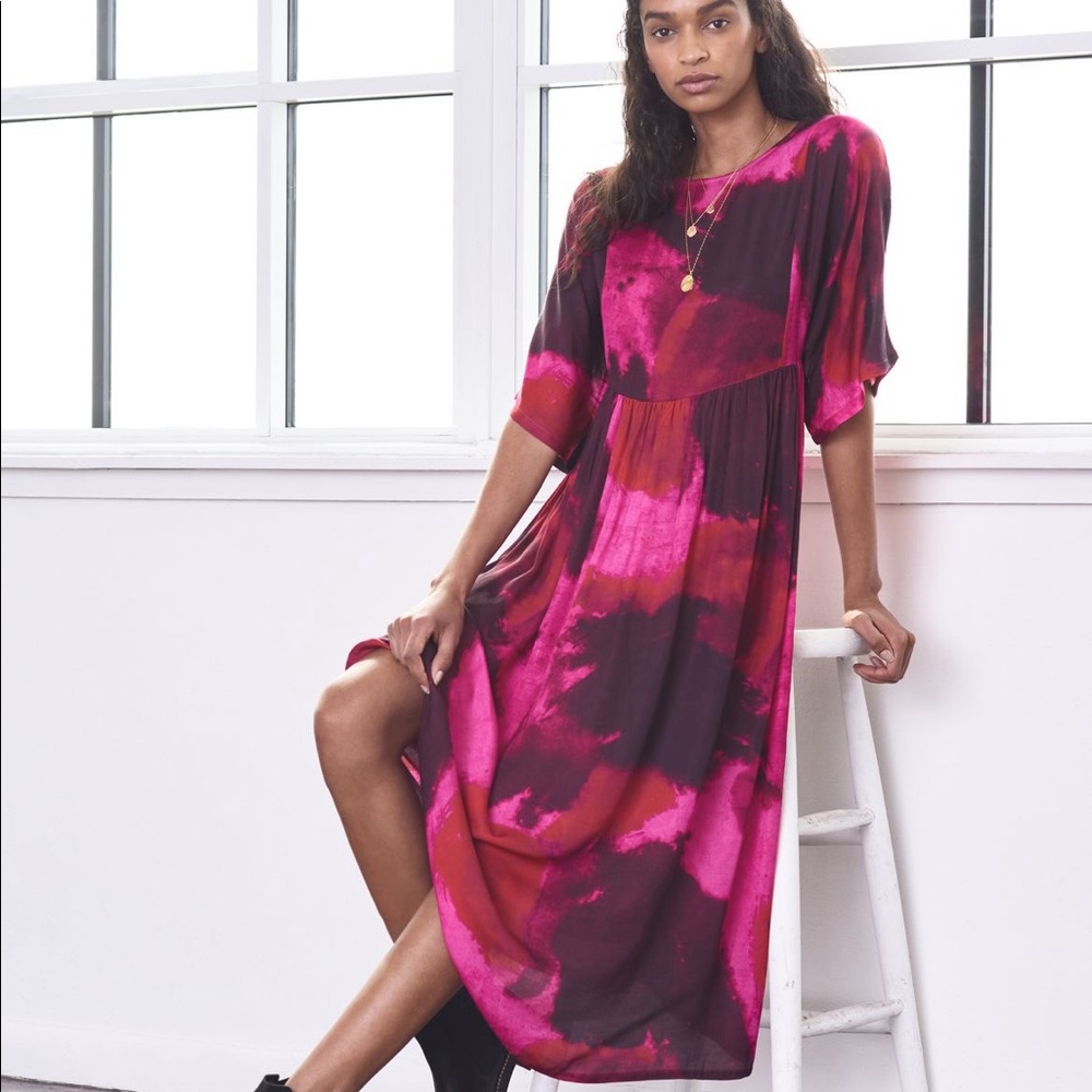 Anthropologie Tie Dye Dress